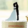 Cake topper kiss the bride