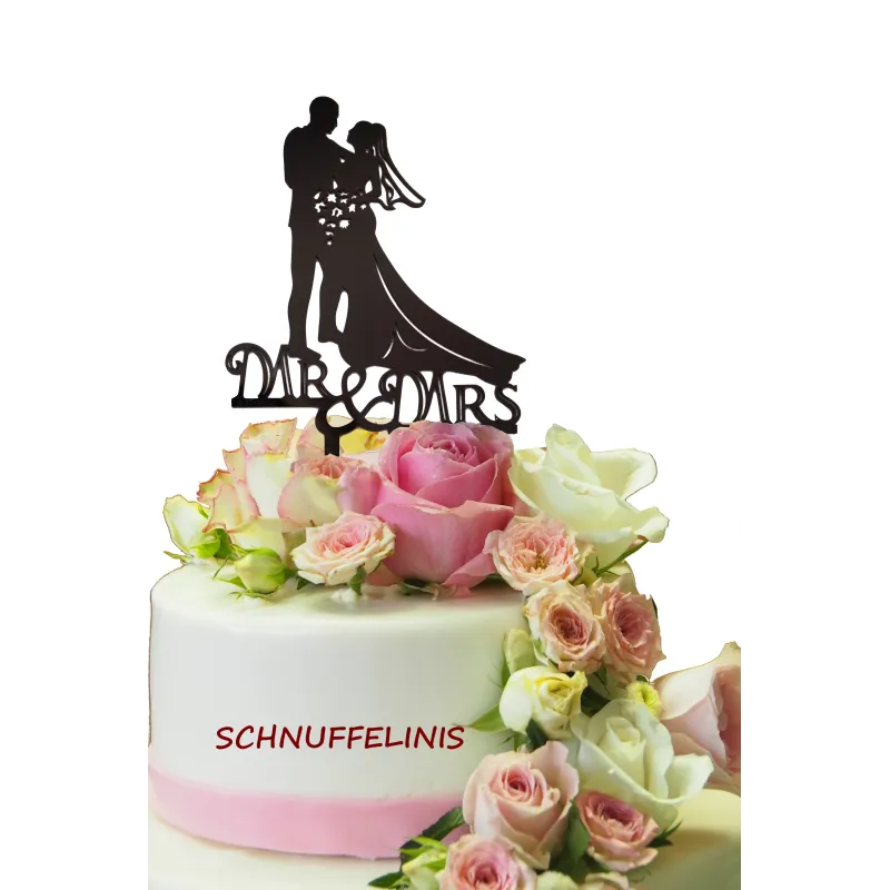 Hochzeitstorte Cake topper Brautpaar