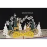 Christmas Card, popup 3D, Merry Christmas, Rudolf