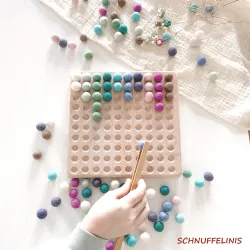 Contare Tavola di legno per contare Numeri fino a 100 Montessori