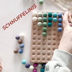 Rechentafel 1 bis 100, Zahlenlegebrett Montessori, Waldorf Material