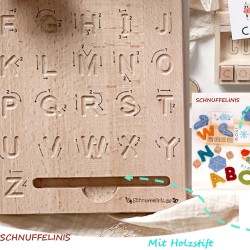 Montessori ABC Schreibtafel Buchstaben