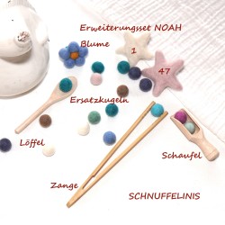 Montessori Feinmotorik Holz Set Noah