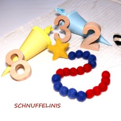Felt balls rake chain 4
