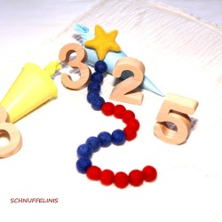 Felt balls rake chain 4