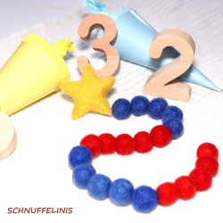 Felt balls rake chain 4