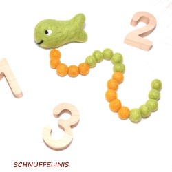 Felt balls rake chain 32