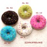 Felt balls counting chain donut