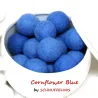 blauer Filzkugeln, verschiedene Größen Set, Filzwolle Mobiles Farbmix