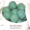 Felt balls 4 sizes mix earthy