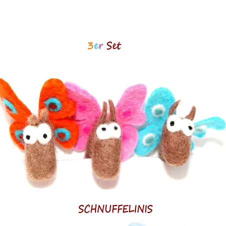 Schmetterlinge aus Filz, Baby Mobile, Geschenk Gärtner, Lehrer uvm.