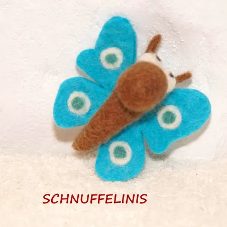 Farfalle di feltro, mobile per bambini, regalo per giardinieri