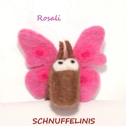 Schmetterling Rosali gefilzt