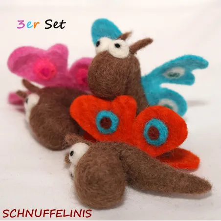 Schmetterlinge aus Filz, Baby Mobile, Geschenk Gärtner, Lehrer uvm.