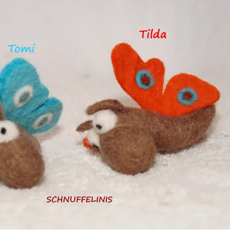 Schmetterlinge aus Filz, Baby Mobile, Geschenk Gärtner, Lehrer uvm.