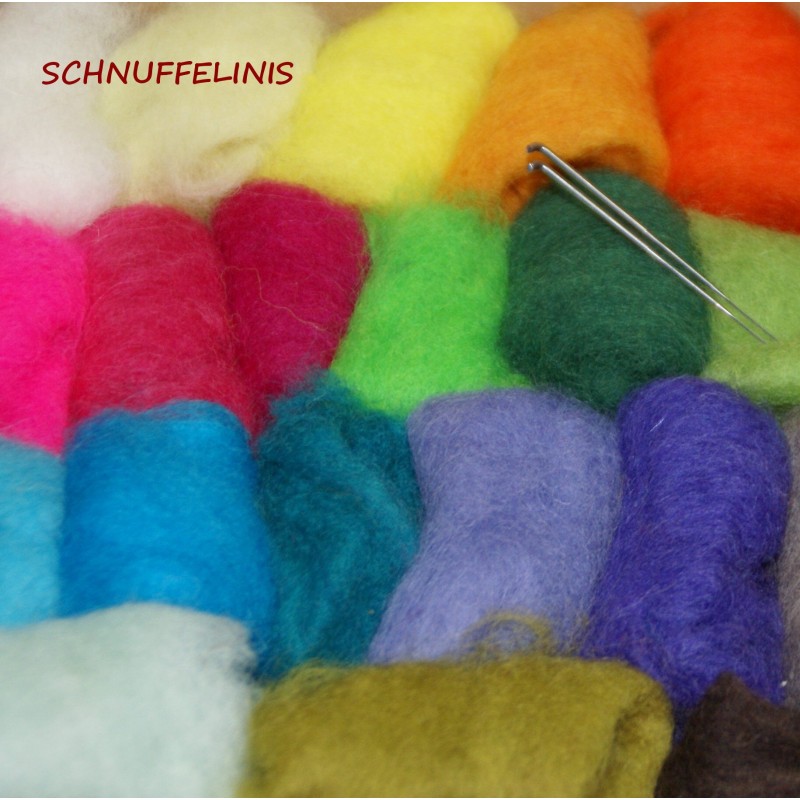 felting wool 20gramm 0,70oz