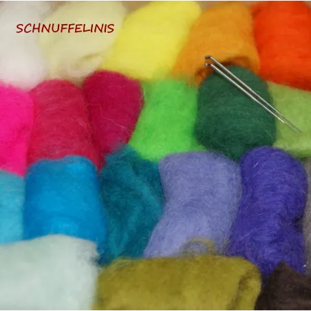 felting wool, Waldorf wet & needle felting  100% wool roving