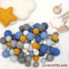 Filzkugeln Baby Mobile DIY Set Himmel