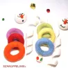 Montessori starter set, Felt rings baby Montessori rings set