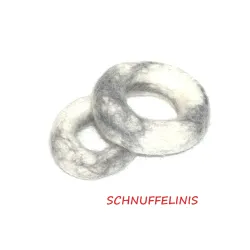 felt rings 2 sizes M3 white...
