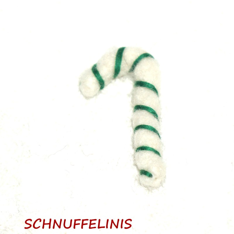 Christmas ornaments, candy cane, felt Christmas cane, swirly candy