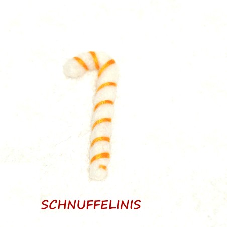Christmas ornaments, candy cane, felt Christmas cane, swirly candy