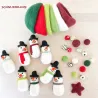 Christmas tree ornaments snowmen