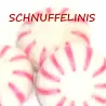 pink felt peppermint patties, Felt balls, Christmas ornaments, pink peppermint