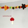 Fliegenpilz aus Filzwolle, Zubehör für Filzkugeln Mobile, Herbstdeko