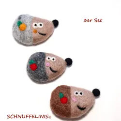 Igel aus Filz, Gartenigel Baby Mobile, Filzwolle Igel Anhänger