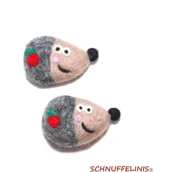 Igel aus Filz, Gartenigel Baby Mobile, Filzwolle Igel Anhänger