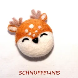 Waldtiere Moible Filzwolle, Broschen Idee, Filzwolle Geschenkanhänger