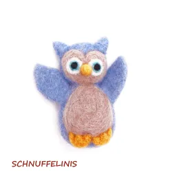 Waldtiere Moible Filzwolle, Broschen Idee, Filzwolle Geschenkanhänger