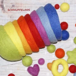 Colour sorting set - rainbow