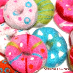 Bastelset Donuts Filzwolle DIY