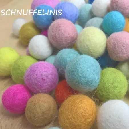 Filz Wolle Pompoms, Filzkugeln Montessori, Waldorf Filz Großpackung