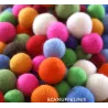Boules de feutre spécial 250gr. pastel, Boules de feutre