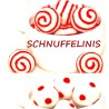 Filzkugeln weiss rot Mix