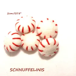 Christbaumschmuck Kinder, Weihnachtskette verschenken, Filzgirlande