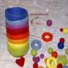 Colour sorting set - rainbow