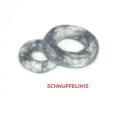 Katzenspiel Filzringe, Spielzeug Katzen, plastikfrei Katzenspielzeug
