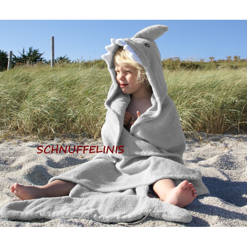 Badetuch Hai personalisierbar