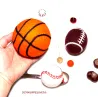 Basketball en feutre, boules de feutre Baby Mobile, guirlande baseball