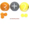 counting felt balls, XXL felt color sorting set Montessori toy toddler