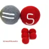 counting felt balls, XXL felt color sorting set Montessori toy toddler