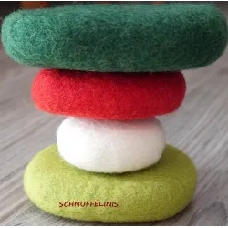 Filzkieselsteine, Bauklötze Filz, Bausteine, Feuer Steine Filzsteine