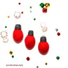 DIY Set Weihnachtsgirlande Hohoho, stromsparende Lichterkette gefilzt