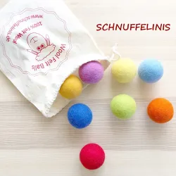 Borsa tessuto confezioni regalo Schnuffelinis, sacchetti con coulisse
