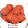felt balls 4sizes fruite ice mix
