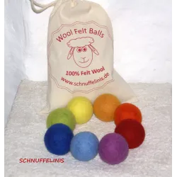 Palle di feltro arcobaleno...